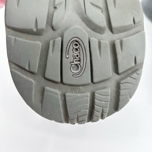 Chaco Updraft EcoTread X2 Outdoor Gray Waves Sandals Toe Loop Womens Size 9 - Picture 11 of 12